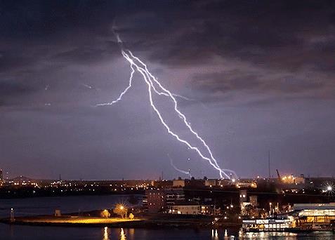 雷電的一般知識-雷電的放電過程及其主要特性