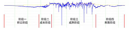 雷電預警系統(tǒng)為什么要使用大氣電場儀-波形圖